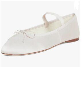 miss left White Girls Adorable Closed Round Toe Mary Jane Flats Bowknot Shoes